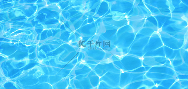 水蓝色海报背景背景图片_简约水波纹理蓝色清新夏天夏季海报背景