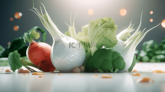 创意蔬菜背景图片_新鲜的创意蔬菜组合广告