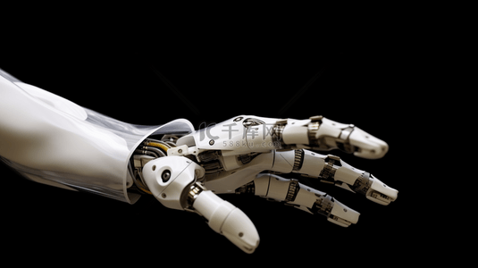 机器手臂食指科技背景