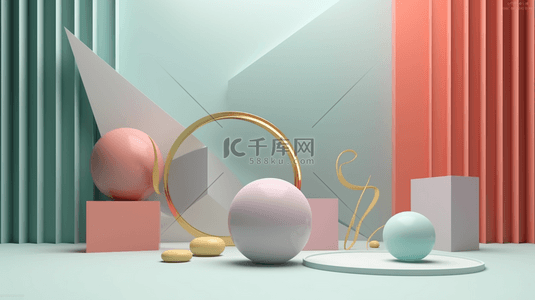 渲染c4d背景图片_c4d创意电商背景