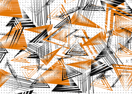 抽象色块画背景图片_几何抽象无缝色块背景