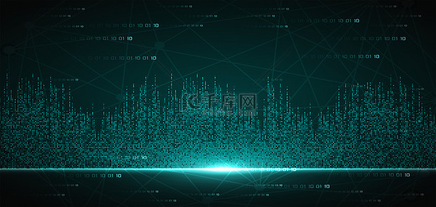 科技数据电子商务背景图片_科技科幻数据化质感大气商务科技海报背景