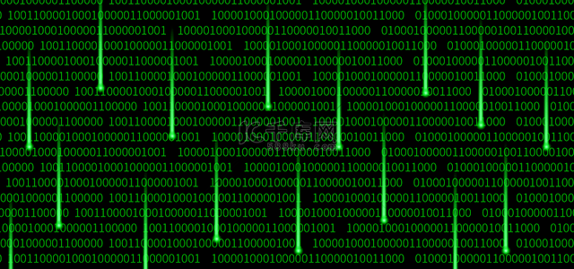 绿色电脑背景背景图片_矩阵抽象数字背景