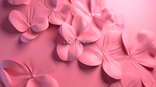 清新唯美粉色花朵背景图片_粉色小清新唯美花朵