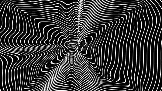 错觉波纹线条黑白抽象背景