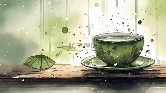 夏季中国风古典饮茶