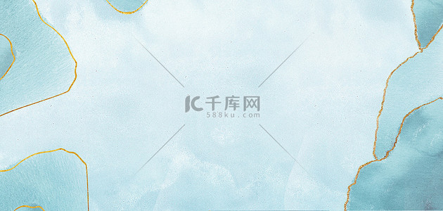 中国风大理石纹理蓝色水墨纹理海报背景