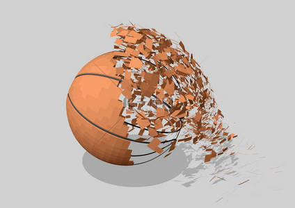 篮球运动矢量图解