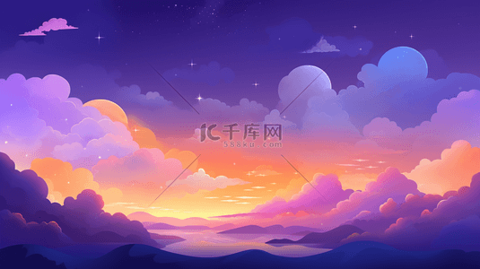 绚丽背景图片_创意宇宙背景舞台背景