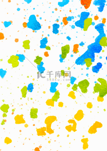 斑点背景蓝色背景图片_圆点斑点抽象蓝色绿色黄色背景
