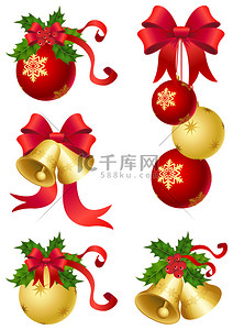 红色圣诞雪花背景背景图片_圣诞节装饰品