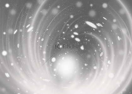 漩涡插画背景图片_灰色暴风雪抽象极地背景