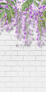 壁纸墙砖背景花卉植物墙壁墙纸
