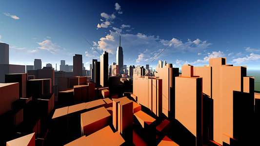 一般一般背景图片_一般城市景观建筑 3d 渲染