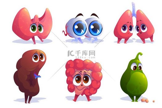 卡通器官脾图片_卡通器官脾素材-卡通器官脾图片大全-千库网