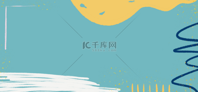 创意蓝色线条海报背景图片_涂鸦线条创意蓝色背景