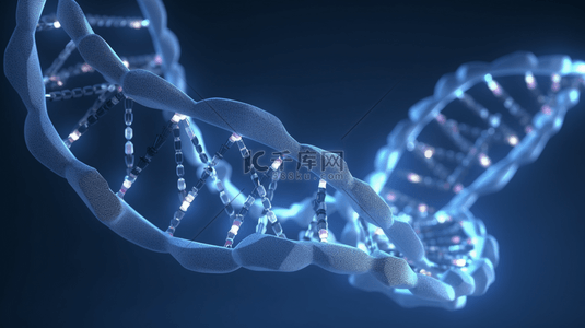 医疗基因背景图片_蓝色科技基因医美背景