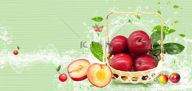 水果新鲜水果背景图片_春夏水果新鲜水果
