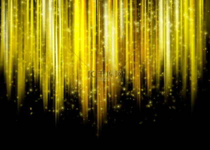 抽象光效线条金色背景