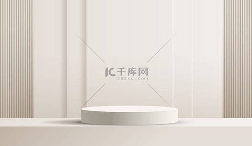 product背景图片_Cosmetic light brown background and premium podium display for product presentation branding and packaging presentation. studio stage with shadow of background. vector design.