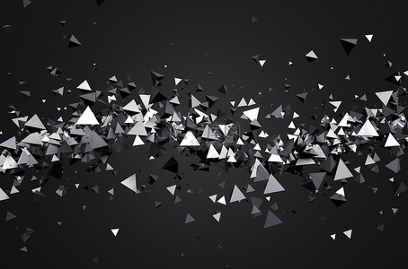 抽象飞行金字塔 3d 的渲染.