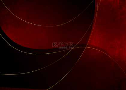 红色背景复古图背景图片_垃圾纹理红色曲线线条几何抽象背景