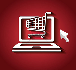 消费互联网背景图片_购物的在线和数字营销