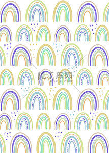 常规的背景图片_整齐排列彩色线条复古波西米亚水彩彩虹背景