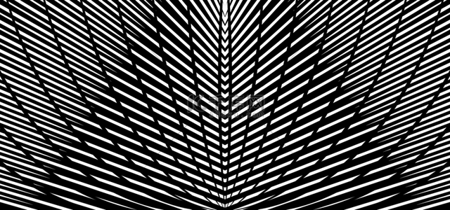 错觉线条黑白线段抽象背景
