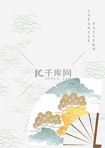 金竹手绘中国风背景