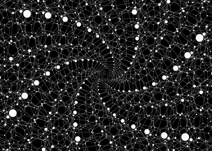 数据透视图背景图片_几何形状创意抽象黑色商务背景
