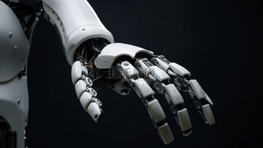 机械臂背景图片_人工智能科技机械臂机械手臂