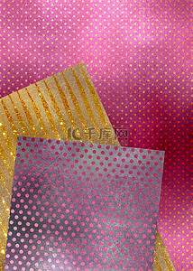 几何标签装饰背景图片_金色质感纹理紫色抽象点状背景