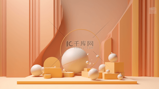 c4d展示背景图片_c4d创意电商背景