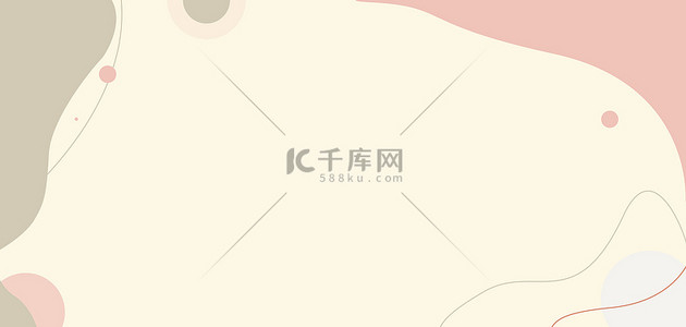 简约大气文艺背景图片_莫兰迪几何莫兰迪色简约商务banner