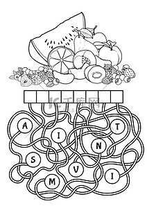 教育益智类游戏与水果.