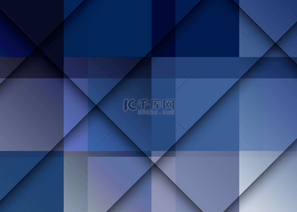几何蓝色网格抽象现代背景