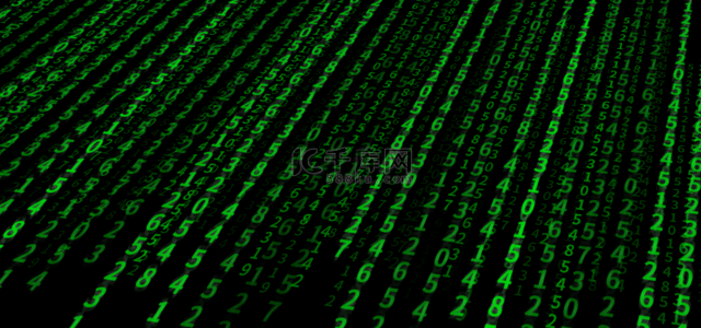 绿色电脑背景背景图片_矩阵抽象程序数字代码背景