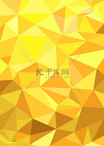 黄色三角背景图片_几何抽象黄色背景