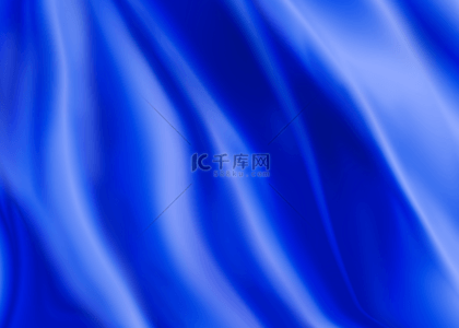丝绒背景图片_丝绸抽象布料蓝色背景