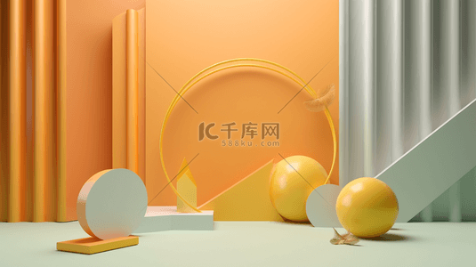 渲染c4d背景图片_c4d创意电商背景