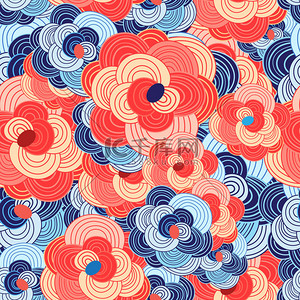 白summer背景图片_unusual floral pattern