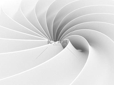 c4d螺旋背景图片_抽象的白色螺旋几何背景