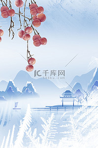 小雪背景图片_冬季背景雪景小雪