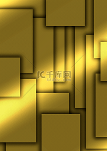 黄色几何形状背景图片_几何形状金属效果背景