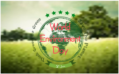 World environment day background with forest