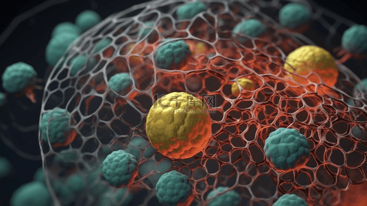 医疗分子细胞细菌病毒