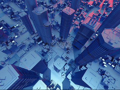 城市平面图背景图片_城市的平面图，3D渲染