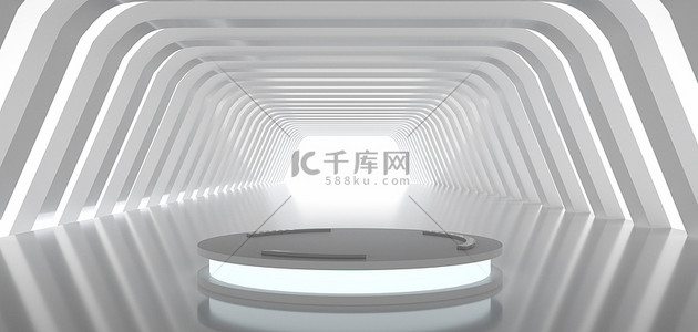 c4d展台科技背景图片_展台光影c4d展台背景