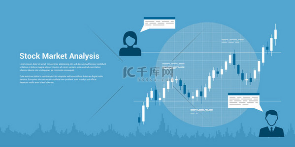 市场分析背景背景图片_股票市场分析